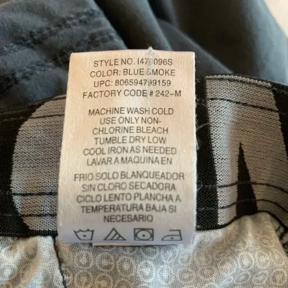 Men's Iron Co Cargo Shorts in Slate Blue Size 36W - Picture 4 of 7